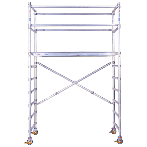 Foldable scaffolding